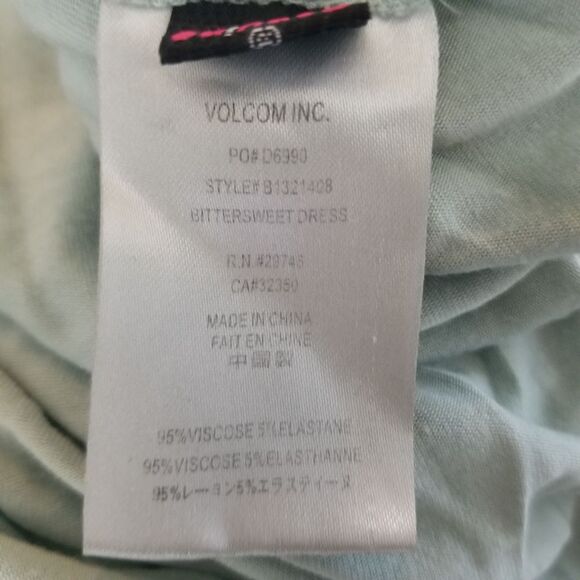 Volcom casual beach skater summer dress size medium 12 bittersweet dress - Picture 11 of 11
